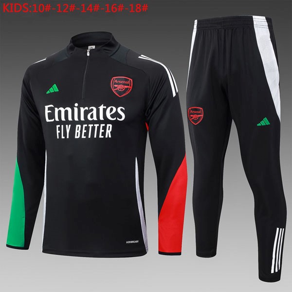 Niños Sudadera De Training Arsenal 2024-25 Negro 3